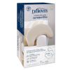 imageDr Browns Feeding and Nursing Lap Support Pillow with Cover Premium Memory Foam Responsive Firm Support Gentle BeigeLight Gray