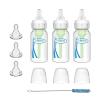 imageDr Browns Preemie Flow Bottle Set AntiColic Options Baby Bottles with Preemie Flow and Level T Nipples 4oz120mL 0m  3 Pack