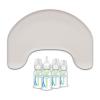 imageDr Browns Feeding Comfort Bundle Light Gray Nursing Pillow  4Pack AntiColic Bottle 4 oz L12Piece Set