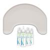 imageDr Browns Feeding Comfort Bundle Light Gray Nursing Pillow  4Pack AntiColic Bottle 8 oz L12Piece Set