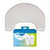 imageDr Browns Nursing ampamp Storage Starter Bundle Light Gray Nursing Pillow  100ct Breast Milk Storage Bags  2Piece Set