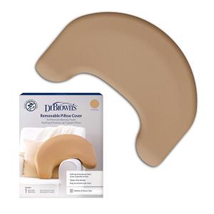 imageDr Browns Always Ready Bundle Gentle Beige Nursing Pillow  Gentle Beige Cover  2Piece Set