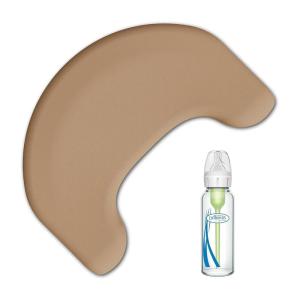 imageDr Browns Feeding Comfort Bundle Gentle Beige Nursing Pillow  AntiColic Glass Bottle 8 oz L12Piece Set