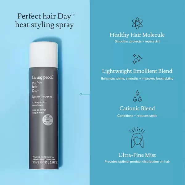 imageLiving Proof Perfect Hair Day Heat Styling Spray55 Fl Oz Pack of 1