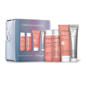 imageLiving Proof Curly Hair Essentials Kit  Travel Size Curl Shampoo Conditioner Definer and Pefect hair Day Gloss Treatment 66 value