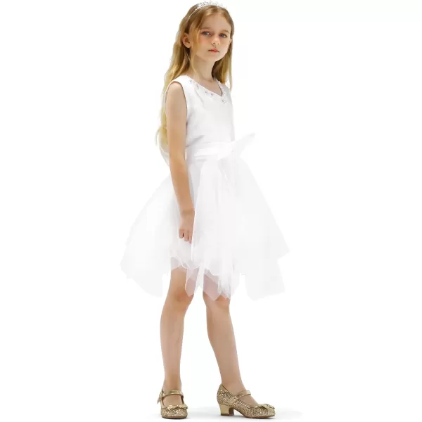K KomForme Girl's Dress Shoes Mary Jane Glitter 1.5in Low Heel Wedding Party Princess Shoes for Toddler/Little/Big Kids