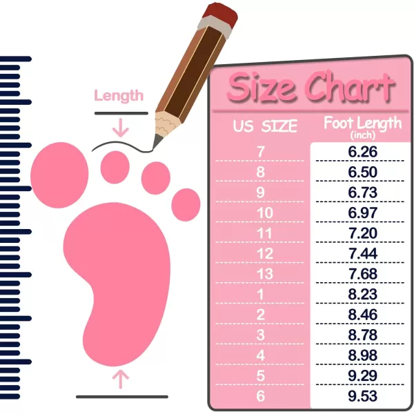 K KomForme Kids Rain Boots, Toddler Girls &amp; Boys Rain Boots Waterproof Memory Foam Insole and Easy-on Handles