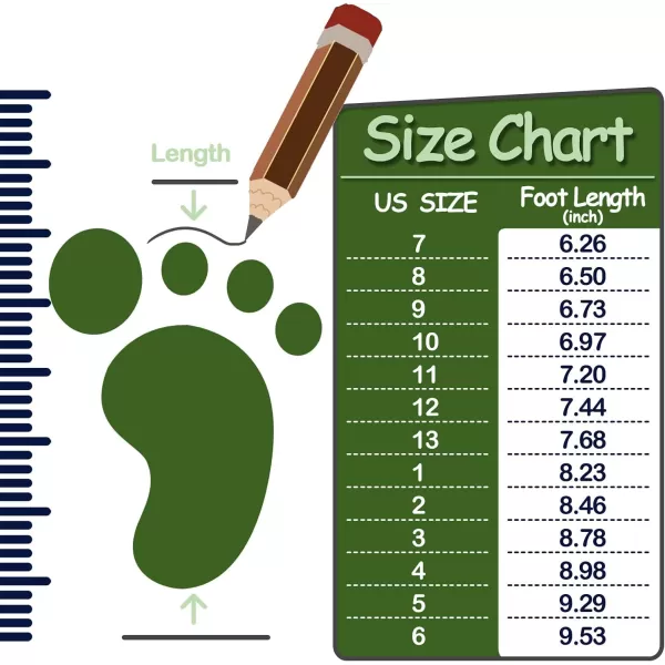 K KomForme Kids Rain Boots, Toddler Girls &amp; Boys Rain Boots Waterproof Memory Foam Insole and Easy-on Handles