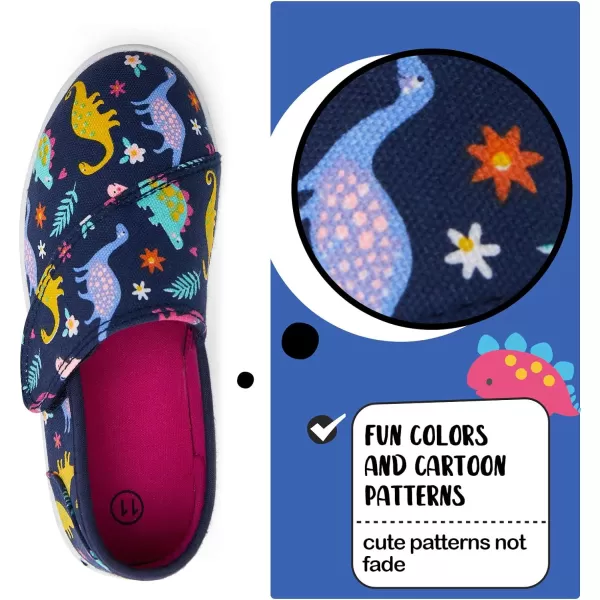 K KomForme Toddler Girls Sneakers Slip On Moccasins Casual Shoes for Toddler/Little Kid/Big Kid