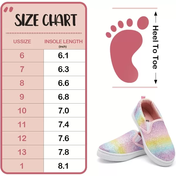 K KomForme Toddler Girls &amp; Boys Slip On Canvas Sneakers Moccasins Kids Tennis Shoes