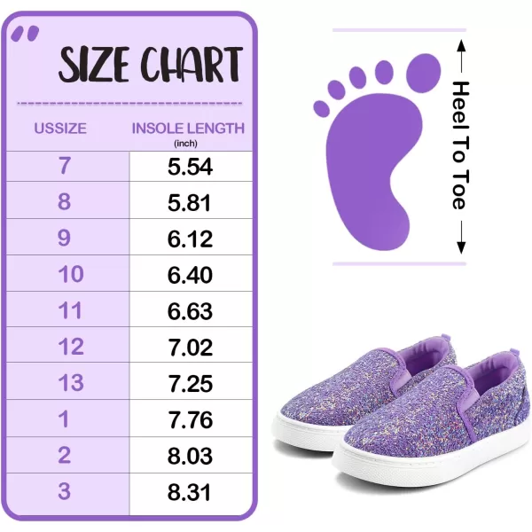 K KomForme Toddler Girls &amp; Boys Slip On Canvas Sneakers Moccasins Kids Tennis Shoes