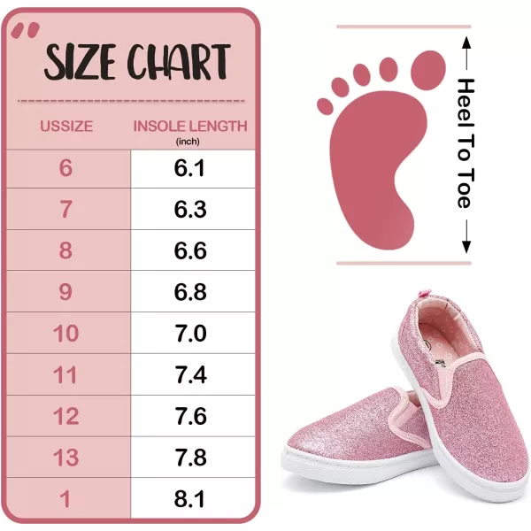 K KomForme Toddler Girls &amp; Boys Slip On Canvas Sneakers Moccasins Kids Tennis Shoes