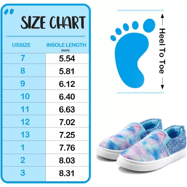 K KomForme Toddler Girls &amp; Boys Slip On Canvas Sneakers Moccasins Kids Tennis Shoes