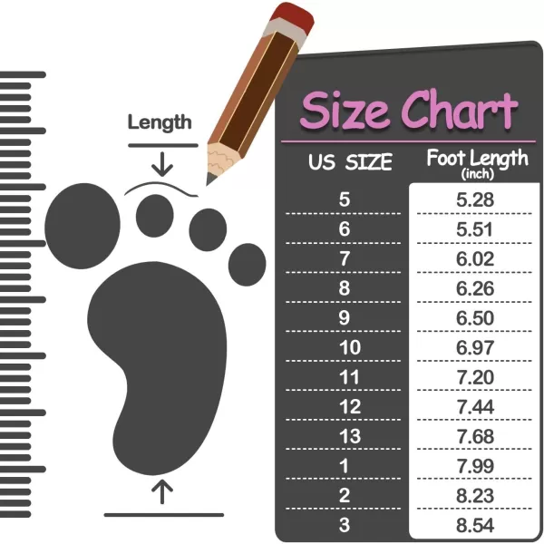 K KomForme Toddler Light Up Rain Boots for Girls Boys Patterns and Glitter Waterproof Rain Boots with Handles Outdoors