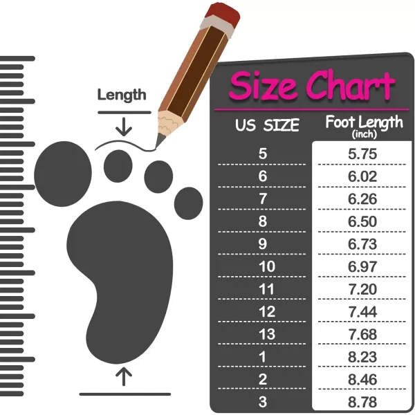 K KomForme Toddler Light Up Rain Boots for Girls Boys Patterns and Glitter Waterproof Rain Boots with Handles Outdoors