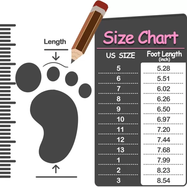 K KomForme Toddler Light Up Rain Boots for Girls Boys Patterns and Glitter Waterproof Rain Boots with Handles Outdoors