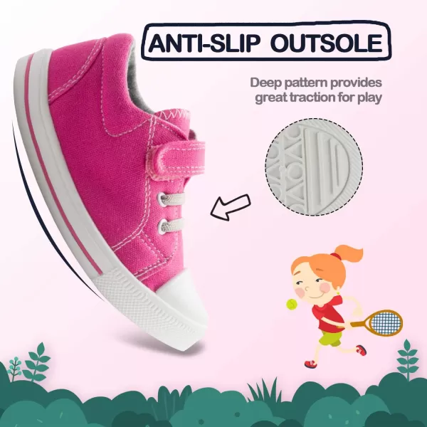 K KomForme Toddler Shoes Boys Girls, Toddler Canvas Sneakers Size 4-13