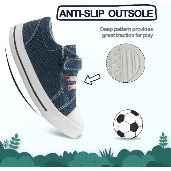 K KomForme Toddler Shoes Boys Girls, Toddler Canvas Sneakers Size 4-13