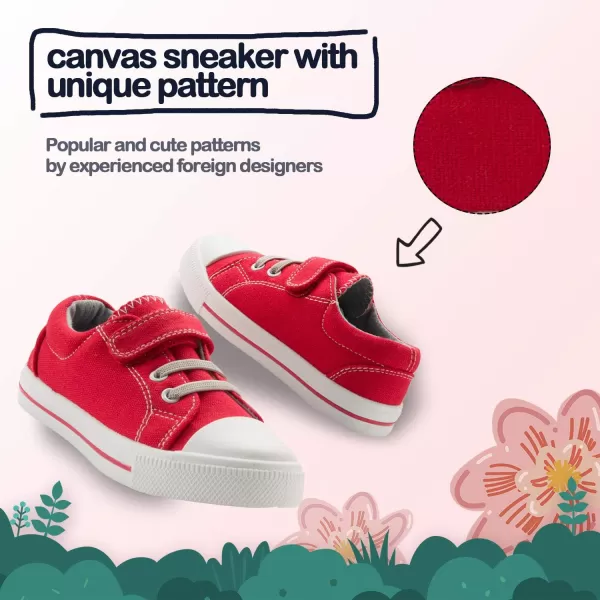 K KomForme Toddler Shoes Boys Girls, Toddler Canvas Sneakers Size 4-13