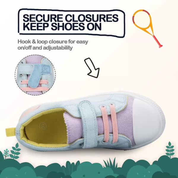 K KomForme Toddler Shoes Boys Girls, Toddler Canvas Sneakers Size 4-13