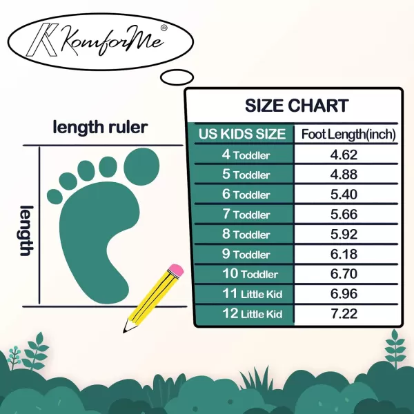 K KomForme Toddler Shoes Boys Girls, Toddler Canvas Sneakers Size 4-13