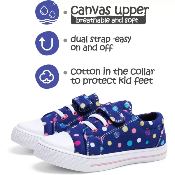 K KomForme Toddler Shoes Boys Girls, Toddler Canvas Sneakers Size 4-13