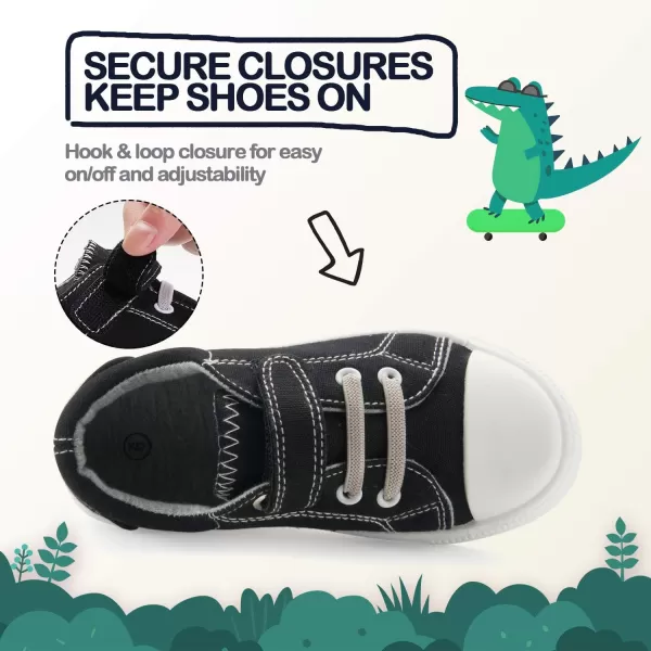 K KomForme Toddler Shoes Boys Girls, Toddler Canvas Sneakers Size 4-13