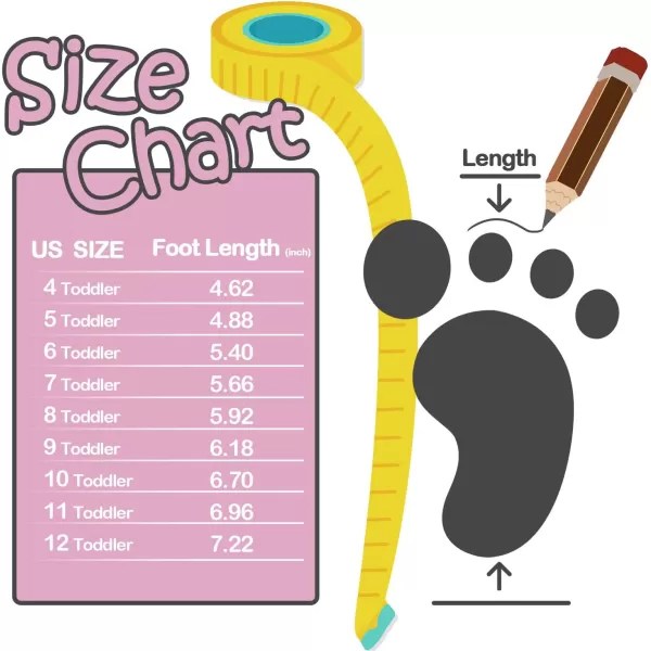 K KomForme Toddler Sneakers for Boys and Girls Cartoon Dual Hook and Loops Sneakers Baby Canvas Shoes