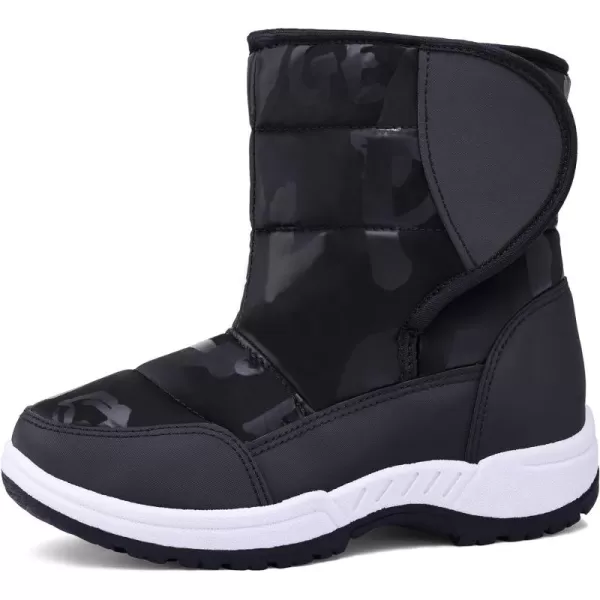 K KomForme Boys &amp; Girls Snow Boots Warm Anti-Slip Outdoor Winter Shoes 