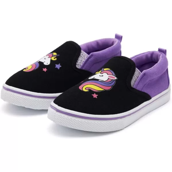 K KomForme Toddler Girls &amp; Boys Slip On Canvas Sneakers Moccasins Kids Tennis Shoes