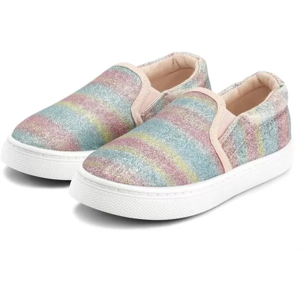 K KomForme Toddler Girls &amp; Boys Slip On Canvas Sneakers Moccasins Kids Tennis Shoes