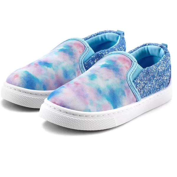 K KomForme Toddler Girls &amp; Boys Slip On Canvas Sneakers Moccasins Kids Tennis Shoes