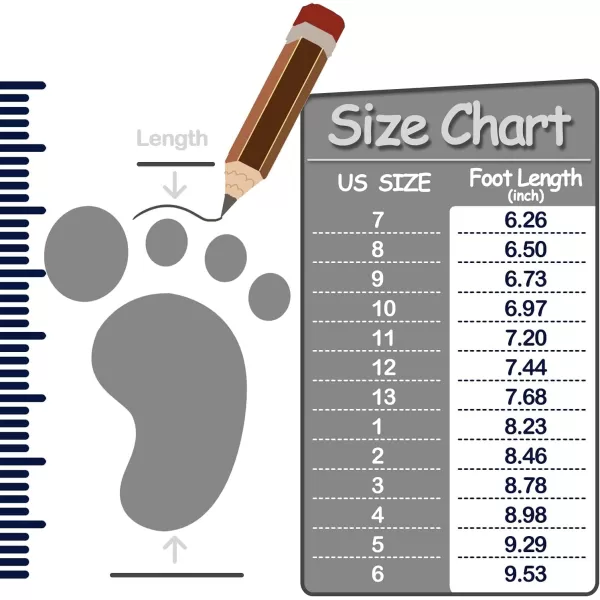 K KomForme Kids Rain Boots, Toddler Girls &amp; Boys Rain Boots Waterproof Memory Foam Insole and Easy-on Handles