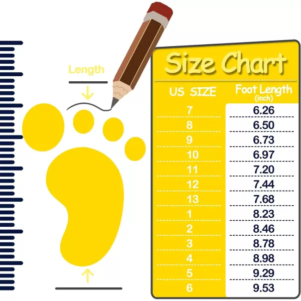 K KomForme Kids Rain Boots, Toddler Girls &amp; Boys Rain Boots Waterproof Memory Foam Insole and Easy-on Handles