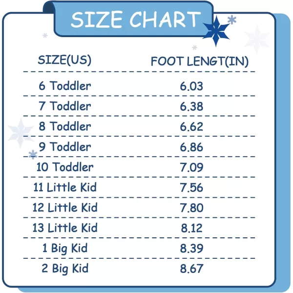 K KomForme Boys &amp; Girls Snow Boots Warm Anti-Slip Outdoor Winter Shoes 