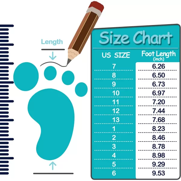 K KomForme Kids Rain Boots, Toddler Girls &amp; Boys Rain Boots Waterproof Memory Foam Insole and Easy-on Handles