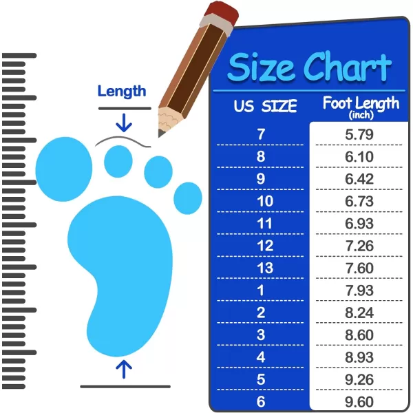 K KomForme Kids Rain Boots, Toddler Girls &amp; Boys Rain Boots Waterproof Memory Foam Insole and Easy-on Handles