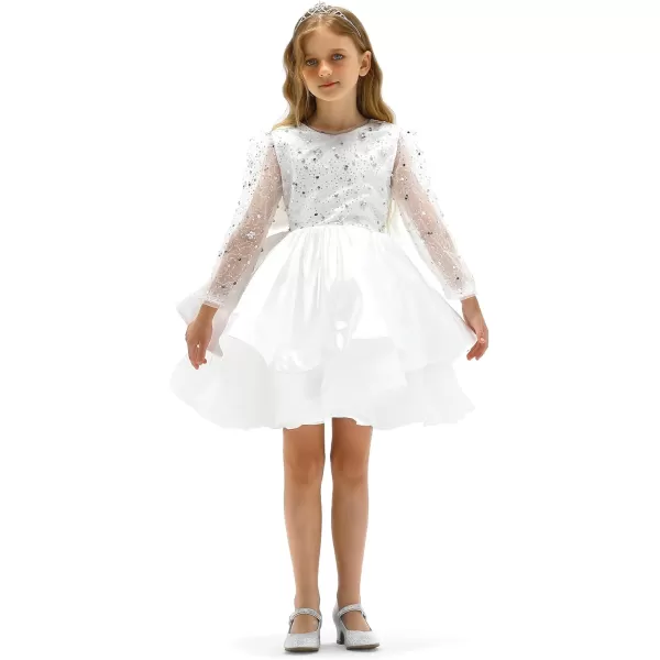 K KomForme Girl Mary Jane Shoes with Low Heel Rhinestones Princess Flats Dress Pump Shoes for Little Kid/Big Kid