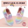 imageK KomForme Kids Shoes Toddlers Canvas Sneakers Slip on Walking Tennis Shoes for Boys GirlsToddlerLittle KidsBig KidsAcolorful