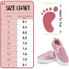 imageK KomForme Kids Shoes Toddlers Canvas Sneakers Slip on Walking Tennis Shoes for Boys GirlsToddlerLittle KidsBig KidsApink