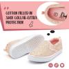 imageK KomForme Kids Shoes Toddlers Canvas Sneakers Slip on Walking Tennis Shoes for Boys GirlsToddlerLittle KidsBig KidsApink Glitter