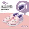 imageK KomForme Kids Shoes Toddlers Canvas Sneakers Slip on Walking Tennis Shoes for Boys GirlsToddlerLittle KidsBig KidsApink Unicorn