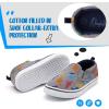 imageK KomForme Kids Shoes Toddlers Canvas Sneakers Slip on Walking Tennis Shoes for Boys GirlsToddlerLittle KidsBig KidsB1grey Dinosaur