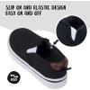 imageK KomForme Kids Shoes Toddlers Canvas Sneakers Slip on Walking Tennis Shoes for Boys GirlsToddlerLittle KidsBig KidsBlack