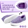imageK KomForme Kids Shoes Toddlers Canvas Sneakers Slip on Walking Tennis Shoes for Boys GirlsToddlerLittle KidsBig KidsPurple Glitter