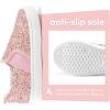 imageK KomForme Toddler Girls Boys Shoes Little Kids Slip on Canvas Sneakers for RunningWalkingColorful Glitter