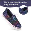 imageK KomForme Toddler Girls Boys Shoes Little Kids Slip on Canvas Sneakers for RunningWalkingDark Dots