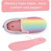 imageK KomForme Toddler Girls Boys Shoes Little Kids Slip on Canvas Sneakers for RunningWalkingGradient Glitter