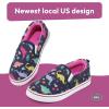 imageK KomForme Toddler Girls Boys Shoes Little Kids Slip on Canvas Sneakers for RunningWalkingNavy Dinosaur