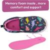 imageK KomForme Toddler Girls Boys Shoes Little Kids Slip on Canvas Sneakers for RunningWalkingNavy Dinosaur